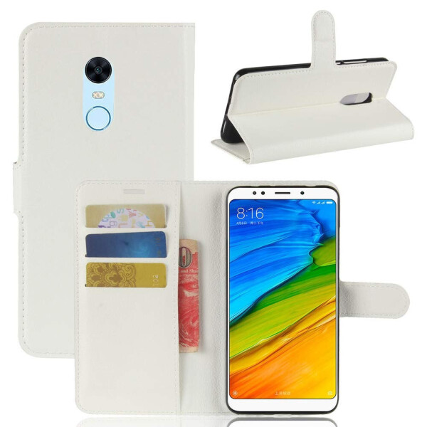 

Чехол-книжка Litchie Wallet для Xiaomi Redmi 5 Plus Белый