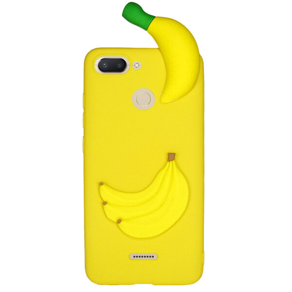 

Чехол Cartoon 3D Case для Xiaomi Redmi 6 Бананы