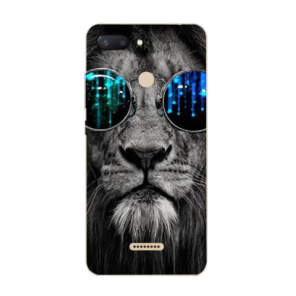 

Чехол с рисунком Printed Silicone для Xiaomi Redmi 6 Лев
