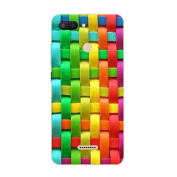 

Чехол с рисунком Printed Silicone для Xiaomi Redmi 6 Плетенка