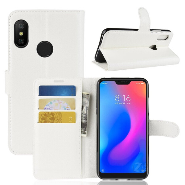 

Чехол-книжка Litchie Wallet для Xiaomi Redmi 6 Pro / Mi A2 Lite Белый