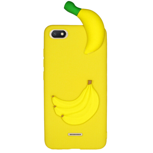 

Чехол Cartoon 3D Case для Xiaomi Redmi 6A Бананы