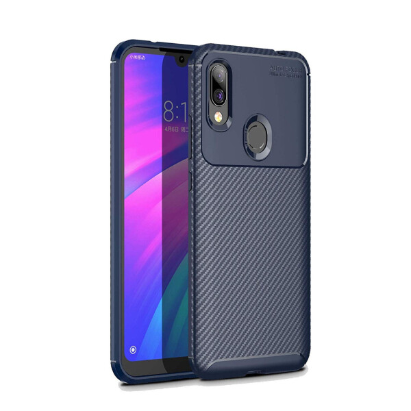 

Чехол Carbon Case Xiaomi Redmi 7 Синий