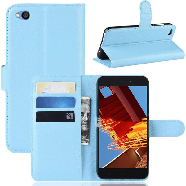 

Чехол-книжка Litchie Wallet для Xiaomi Redmi Go Голубой