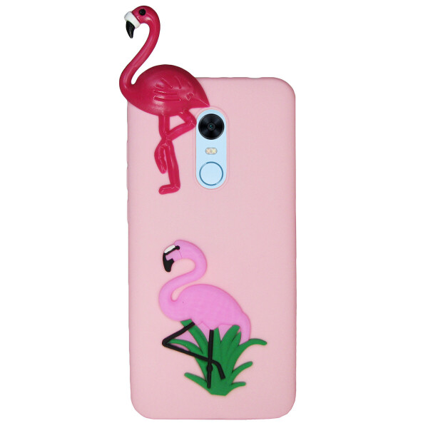 

Чехол Cartoon 3D Case для Xiaomi Redmi Note 4 / 4X Фламинго