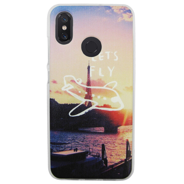 

Чехол с рисунком Printed Silicone для Xiaomi Redmi Note 5 Париж