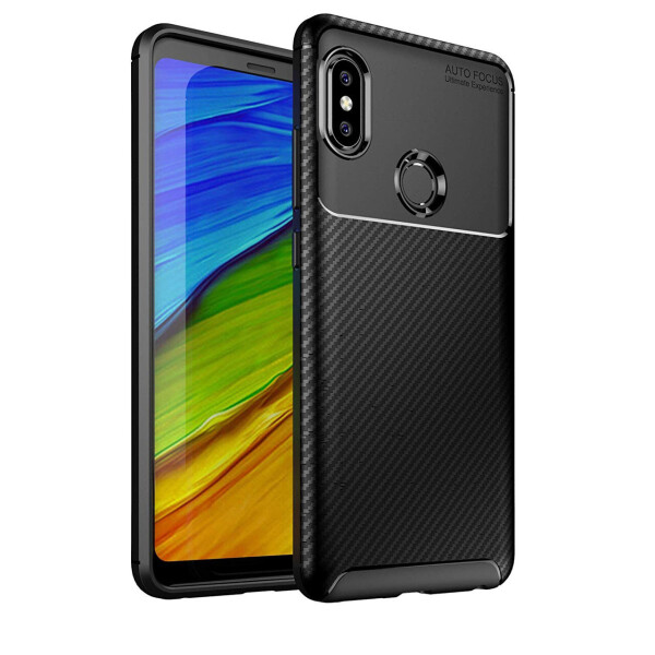 

Чехол Carbon Case Xiaomi Redmi Note 5 Pro Черный
