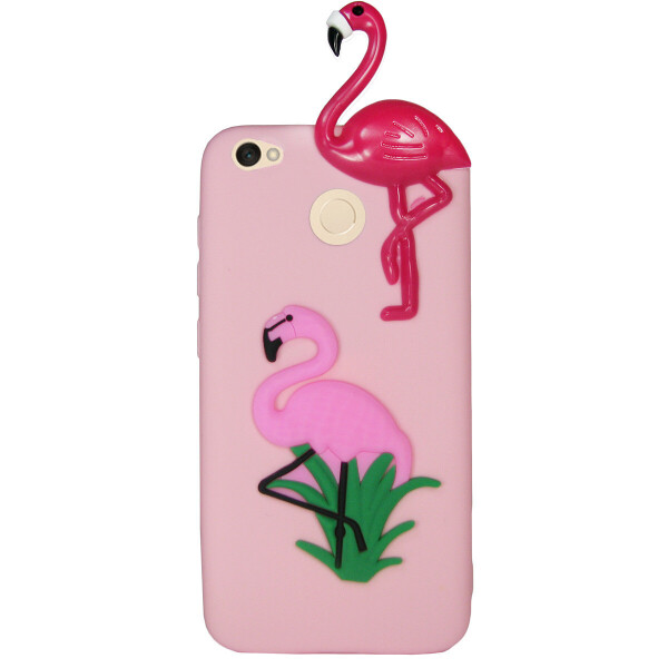 

Чехол Cartoon 3D Case для Xiaomi Redmi Note 5A Prime Фламинго