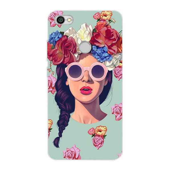 

Чехол с рисунком Printed Silicone для Xiaomi Redmi Note 5A Prime Девушка