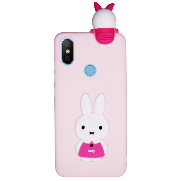 

Чехол Cartoon 3D Case для Xiaomi Redmi Note 6 Pro Кролик