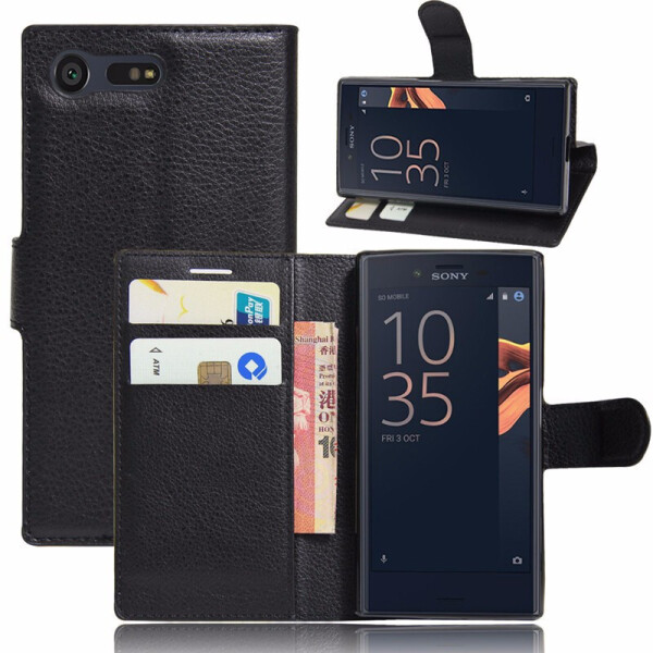 

Чехол-книжка Litchie Wallet для Sony Xperia X Compact F5321 Черный