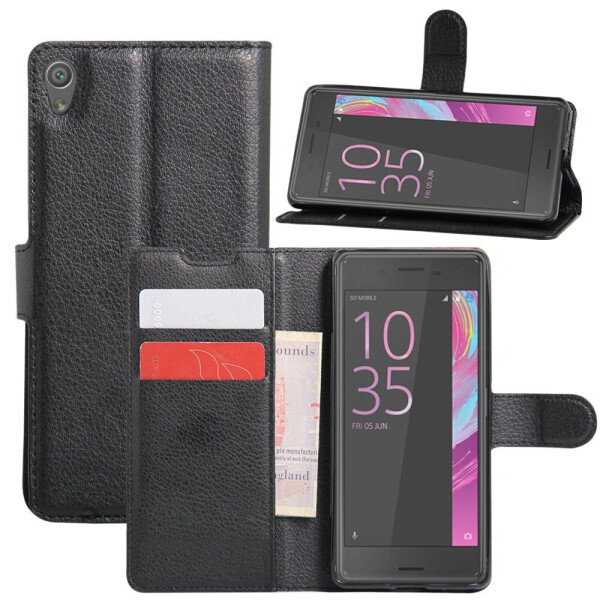 

Чехол-книжка Litchie Wallet для Sony Xperia XA F3111 F3112 Черный