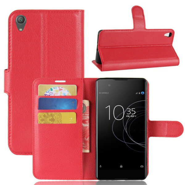 

Чехол-книжка Litchie Wallet для Sony Xperia XA1 Plus G3412 Красный