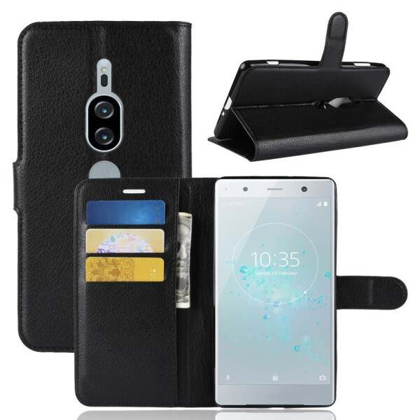 

Чехол-книжка Litchie Wallet для Sony Xperia XZ2 Premium H8166 / H8116 Черный