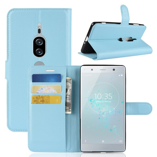 

Чехол-книжка Litchie Wallet для Sony Xperia XZ2 Premium H8166 / H8116 Голубой