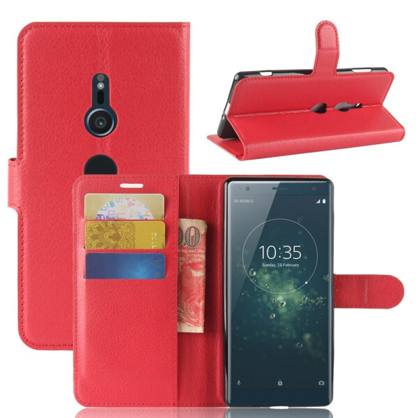 

Чехол-книжка Litchie Wallet для Sony Xperia XZ2 H8266 / H8216 Красный