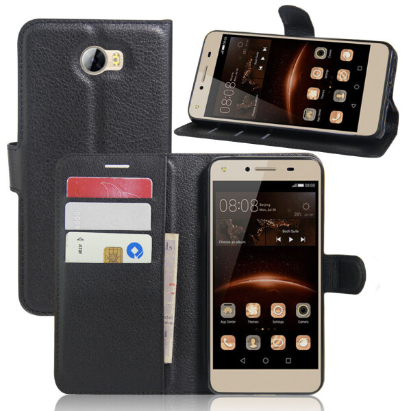 

Чехол-книжка Litchie Wallet для Huawei Y5 II Черный