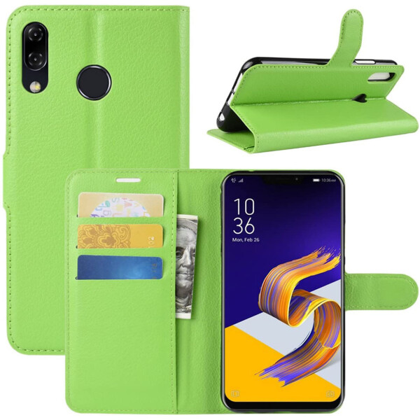 

Чехол-книжка Litchie Wallet для Asus Zenfone 5 / 5Z (ZE620KL / ZS620KL) Green