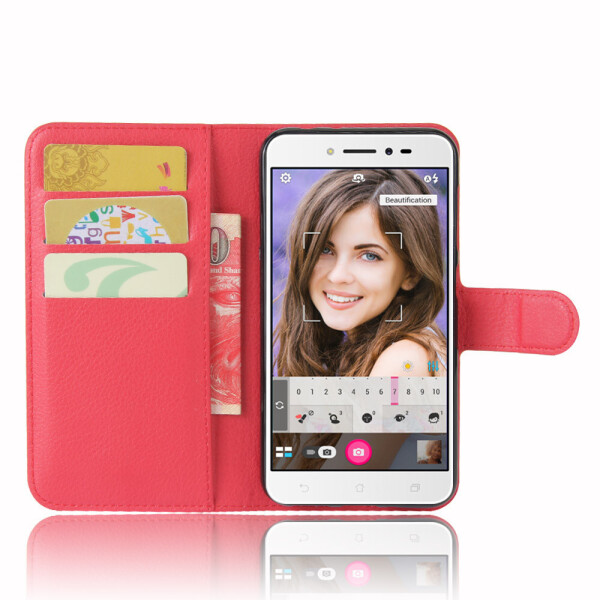 

Чехол-книжка Litchie Wallet для Asus Zenfone Live ZB501KL Красный