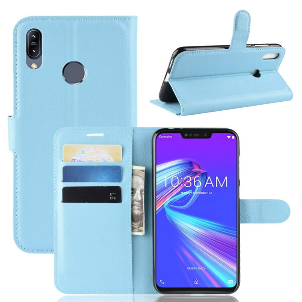 

Чехол-книжка Litchie Wallet для Asus Zenfone Max M2 Голубой