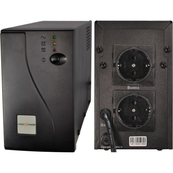 

LogicPower LP 850VA, Lin.int., AVR, 2 x евро, металл