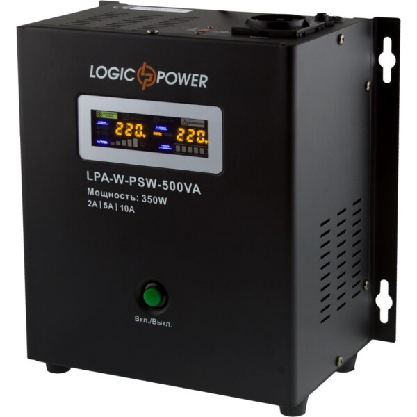 

LogicPower LPA-W-PSW-500VA (350Вт)2A/5A/10A, с правильной синусоидой, 12V, настенный