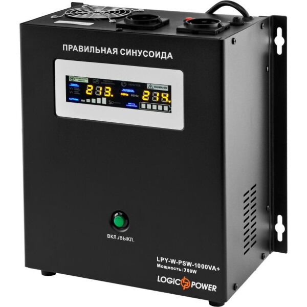 

LogicPower LPY-W-PSW-1000VA+ (700Вт), Lin.int., AVR, 2 х Schuko, металл (LP4144)