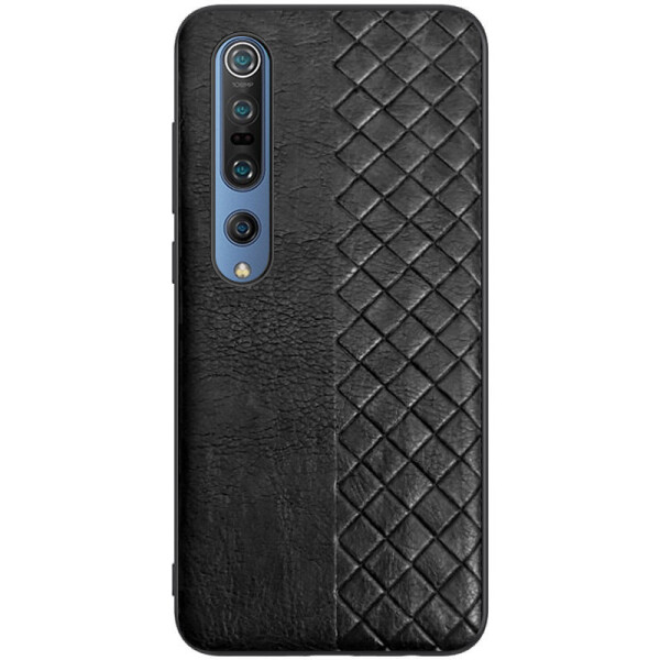 

Кожаная накладка WeaveSide (PU) для Xiaomi Mi 10 Pro Черный (139956)