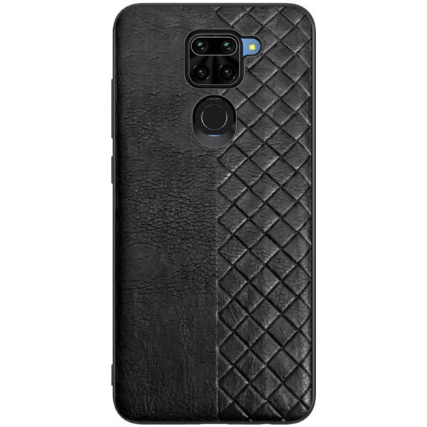 

Кожаная накладка WeaveSide (PU) для Xiaomi Redmi 10X Черный (84139929)
