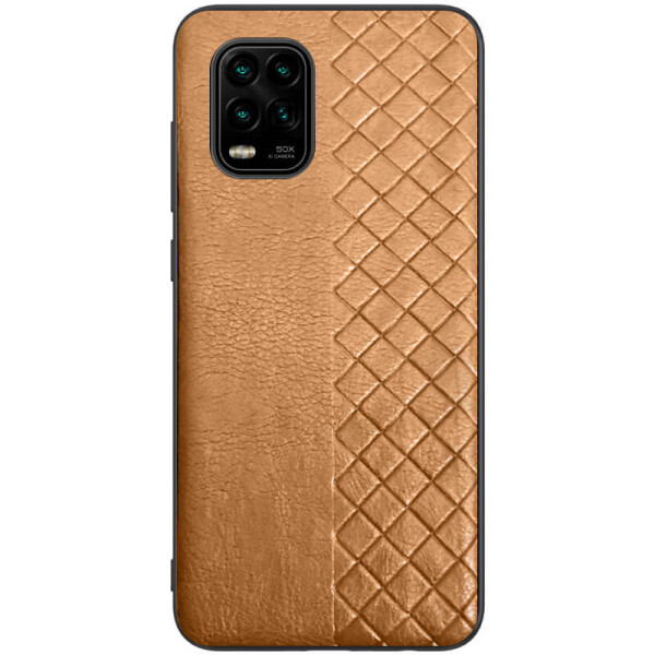 

Кожаная накладка WeaveSide (PU) для Xiaomi Mi 10 Lite Коричневый (139958)