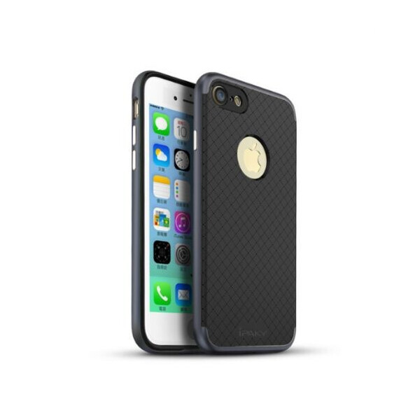 

Чехол iPaky TPU+PC для Apple iPhone SE (2020) Черный / Серый (81050031)