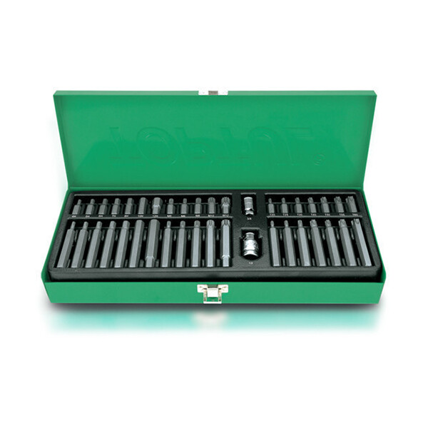 

Набор бит TOPTUL 10мм HEX,TORX,SPLINE 40ед. GAAD4002