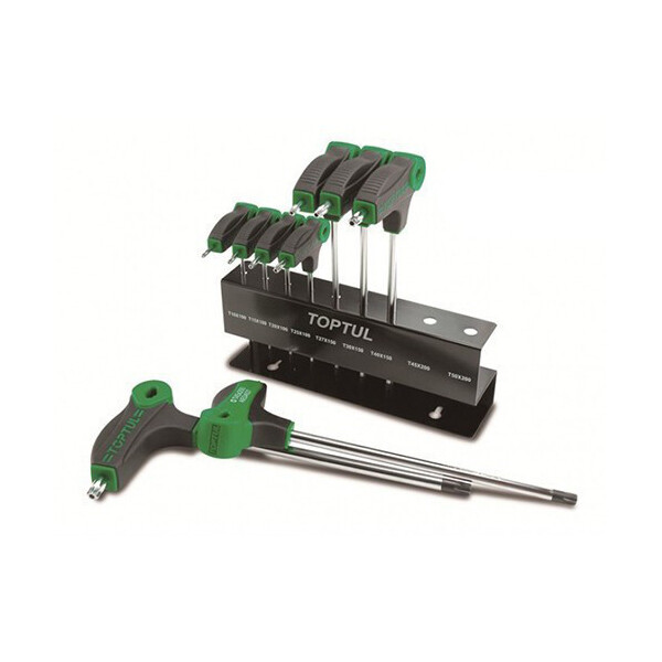 

Набор ключей TORX с ручкой L-обр. TOPTUL T10-T50 9ед. GAAX0901
