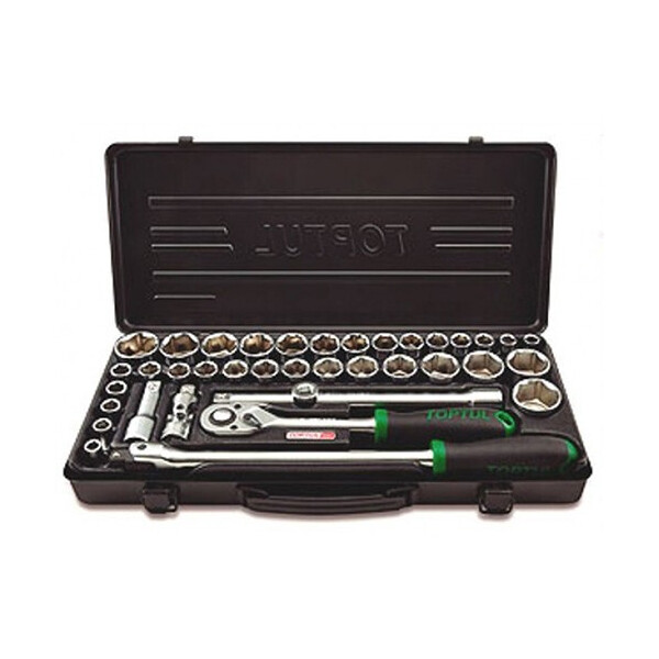 

Набор инструментов для авто TOPTUL 1/2" (дюйм+метр.) 38ед. GBB38190