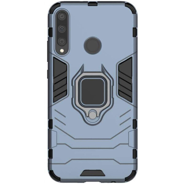

Ударопрочный чехол Transformer Ring for Magnet для Huawei P40 Lite E / Y7p (2020) Серый / Metal slate (141407)