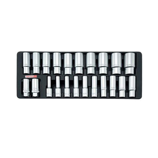 

Набор головок длинных 1/2" 8-32мм 22ед. (в ложементе) TOPTUL GAAT2202