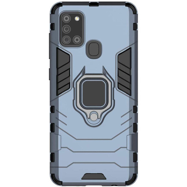 

Ударопрочный чехол Transformer Ring for Magnet для Samsung Galaxy A21s Серый / Metal slate (141417)