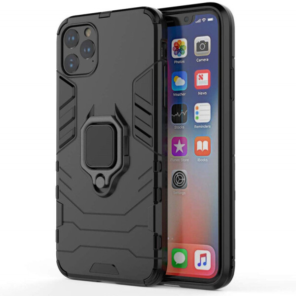 

Ударопрочный чехол Transformer Ring for Magnet для Apple iPhone 11 Pro Max (6.5") Черный / Soul Black (118676)