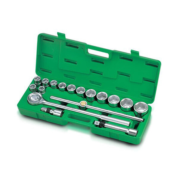 

Набор головок с трещоткой TOPTUL 3/4" 17ед. (6-гр.) GCAI1701