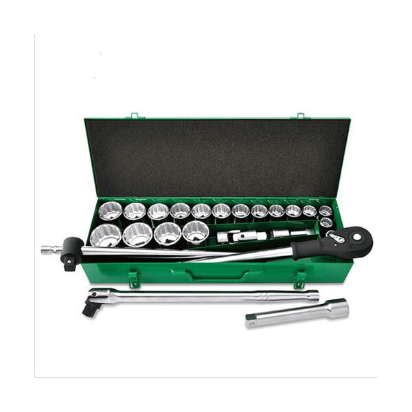 

Набор головок дюймовых с трещоткой TOPTUL 3/4" 24ед. (12-гр.) GCAD2405