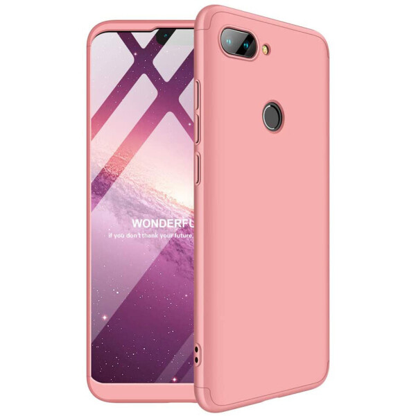 

Пластиковая накладка GKK LikGus 360 градусов (opp) для Xiaomi Mi 8 Youth (Mi 8X) Розовый / Rose Gold (93129517)