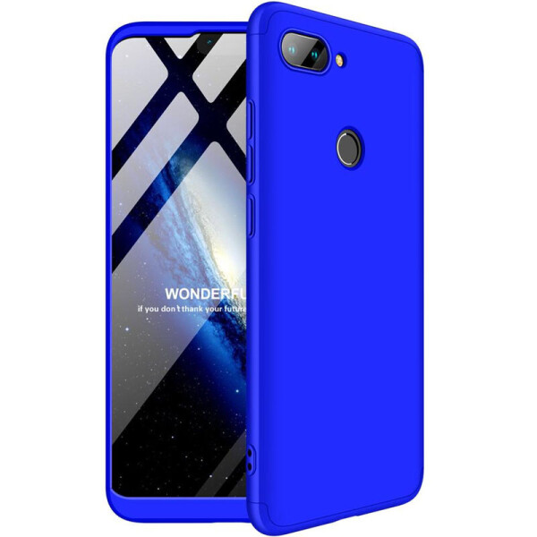 

Пластиковая накладка GKK LikGus 360 градусов (opp) для Xiaomi Mi 8 Youth (Mi 8X) Синий (93129518)