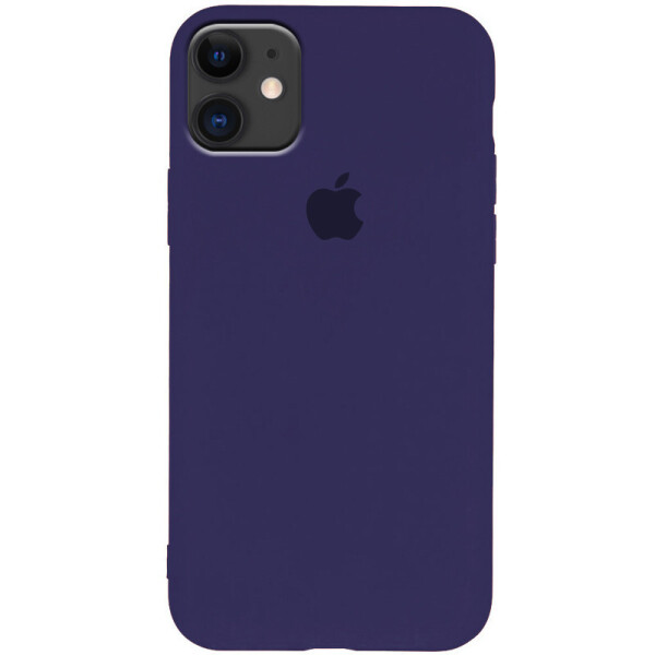 

Чехол Silicone Case Slim Full Protective для Apple iPhone 11 (6.1") Синий / Midnight blue (138717)
