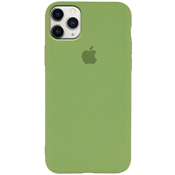 

Чехол Silicone Case Slim Full Protective для Apple iPhone 11 Pro (5.8") Мятный / Mint (138728)