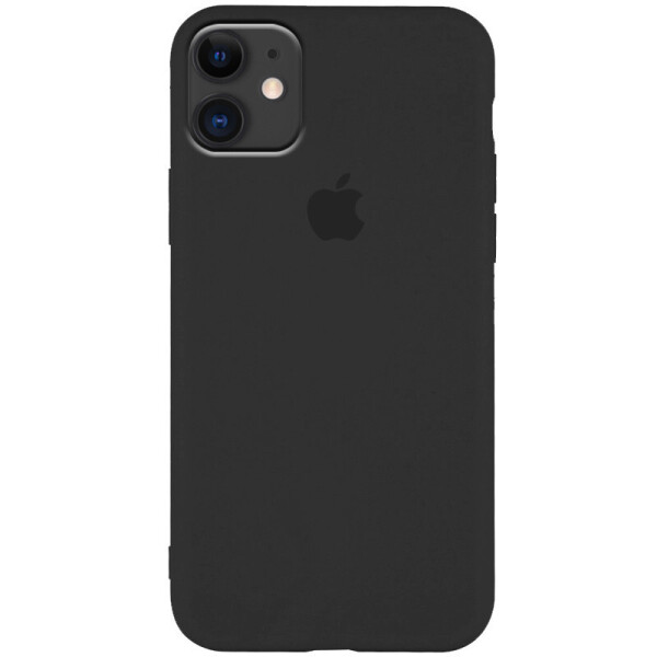 

Чехол Silicone Case Slim Full Protective для Apple iPhone 11 (6.1") Серый / Dark Gray (138716)
