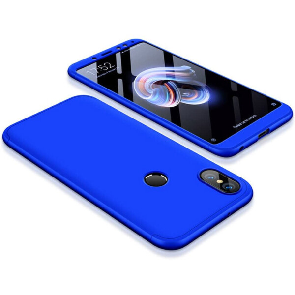 

Пластиковая накладка GKK LikGus 360 градусов (opp) для Xiaomi Redmi Note 5 Pro / Note 5 (DC) Синий (129577)