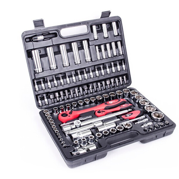 

Профессиональный набор инструментов Cr-V 1/2" и 1/4" 108 ед. INTERTOOL ET-6108
