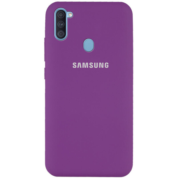 

Чехол Silicone Cover Full Protective (AA) для Samsung Galaxy A11 Фиолетовый / Grape (130851)