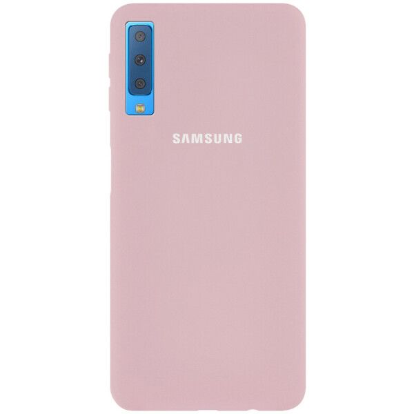 

Чехол Silicone Cover Full Protective (AA) для Samsung A750 Galaxy A7 (2018) Розовый / Pink Sand (114906)