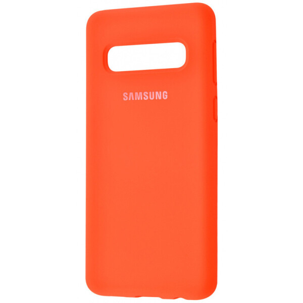 

Чехол Silicone Cover Full Protective (AA) для Samsung Galaxy S10 Оранжевый / Orange (104278)
